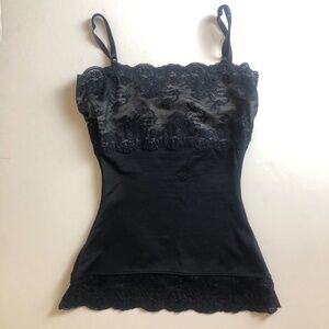 NWOY Assets by SPANX Lace Body Shaper Cami in Black